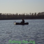рыбалка с лодки на Николаевке