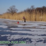 зимняя рыбалка. ловля на балансир в Донецкой области