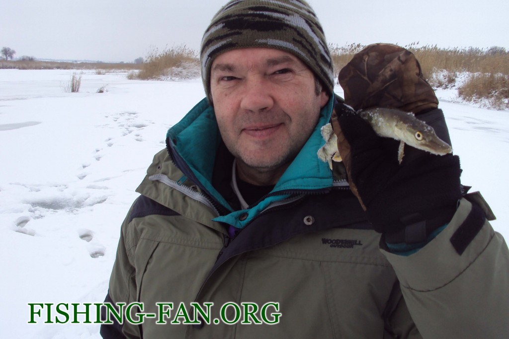 Ловля щуки на балансир со льда в Донецкой области