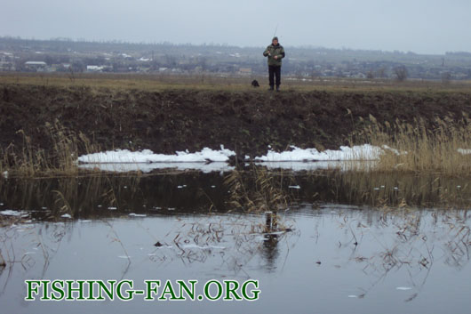 Ловля щуки на спиннинг в феврале на реке Волчья