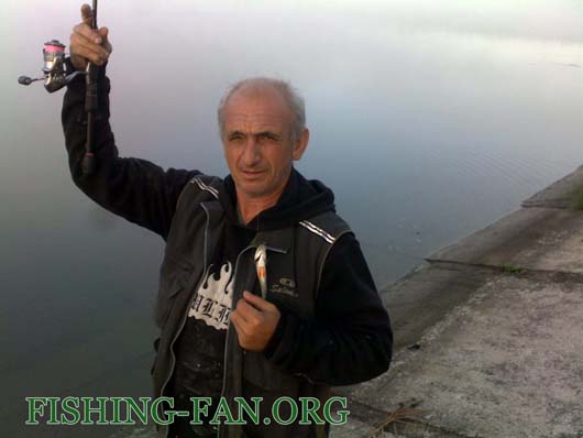 Ловля окуня на спиннинг на водоемах Донецкой области в мае